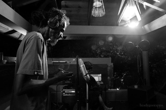 night session, open-air studio